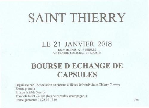 Bourse st thierry 2018