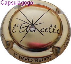 Capsule de Champagne  DAVID-HEUCQ Henri cuvée l'étincelle n°33 