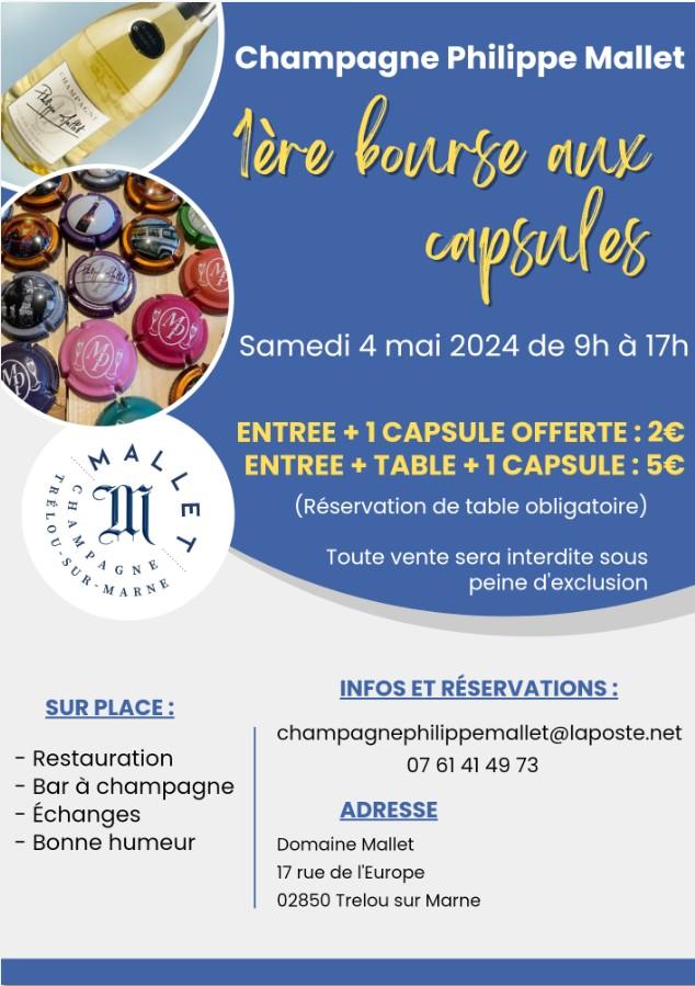 Bourse aux capsules mallet philippe