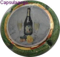 Capsule de champagne COUTELAS David 17a. estampée gris 