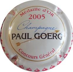 PAUL GOERG   Médaille d'Or  2005  n°15
