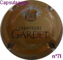 Capsule de champagne GOUTORBE A. 18c. Cuivre et rouge 