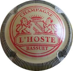 L'HOSTE  crème striée  n°3 (voir zoom)