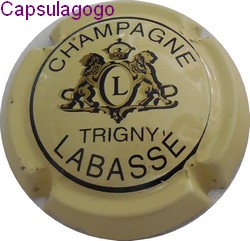Capsule de Champagne LAROCHE Michel 1. contour marron 