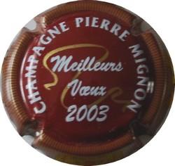 PIERRE MIGNON n°33 Meilleurs Voeux 2003