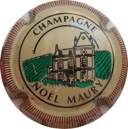 MAURY Noël  cntr striée rouge