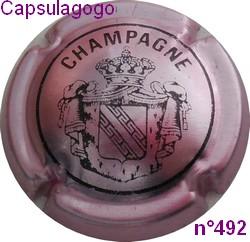 lot de 6 capsules de champagne  génériques "Op Art" n°921 à 921e 