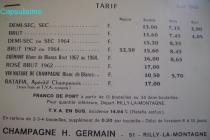 Germain tarif 1969